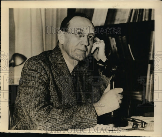 1940 Press Photo Cambridge Massachusetts Howard L Bevis Of Harvard University.