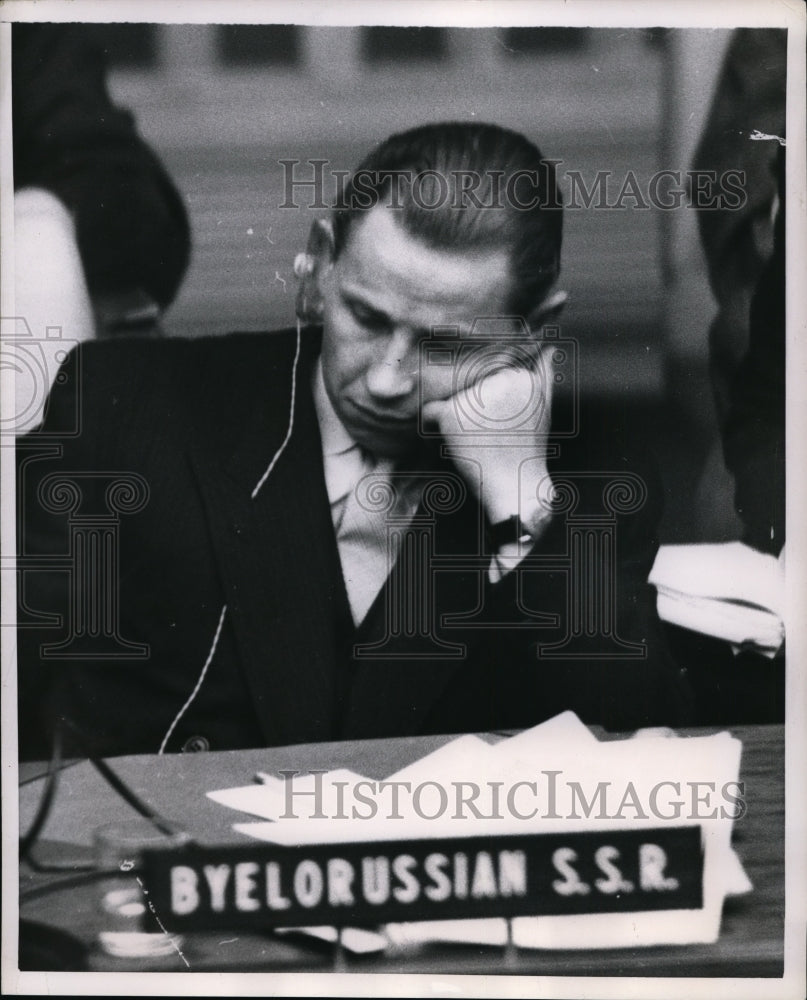 1952 Press Photo P. Astapenko Byelorussian Soviet Socialist Republic - nee56992