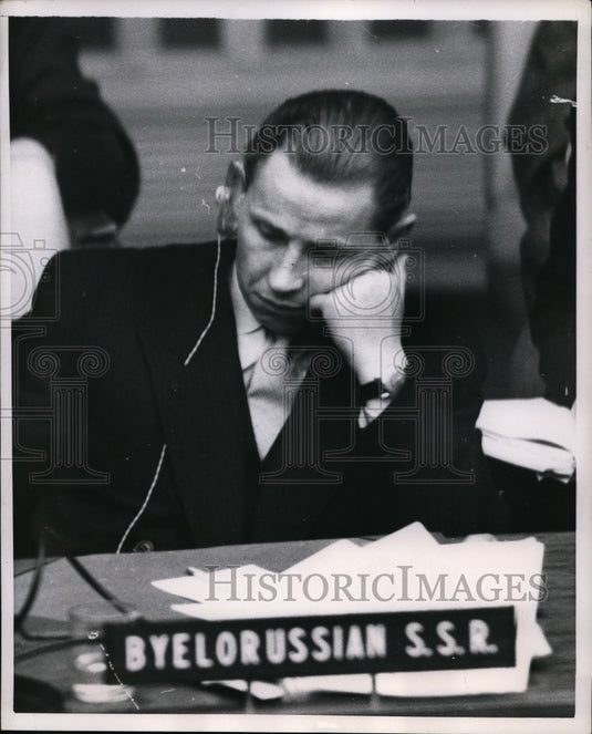 1952 Press Photo P. Astapenko Byelorussian Soviet Socialist Republic - nee56992