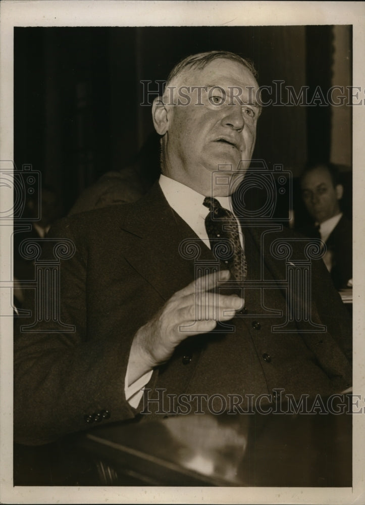 1938 Press Photo Washington DC General Robert E Wood, Pres. of Sears Roebuck Co.