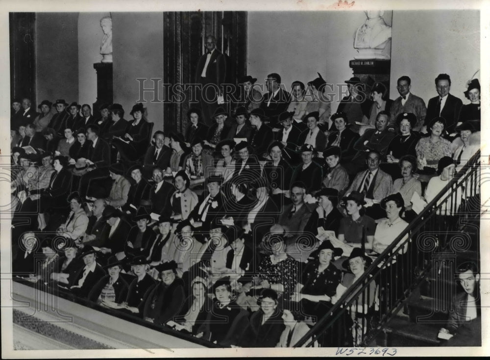 1939 Press Photo Senate galleries were packed for Neutrality Bill debate.