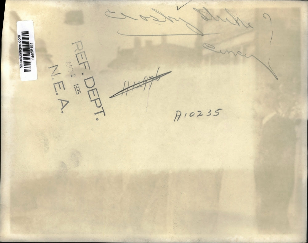 1935 Press Photo Crosby Strike - nee58151