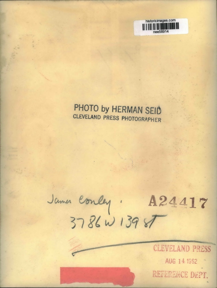 1962 Press Photo James Conley - nee58914