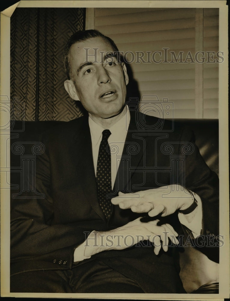 1963 Press Photo David C Bell former Harvard econimist - nee58993