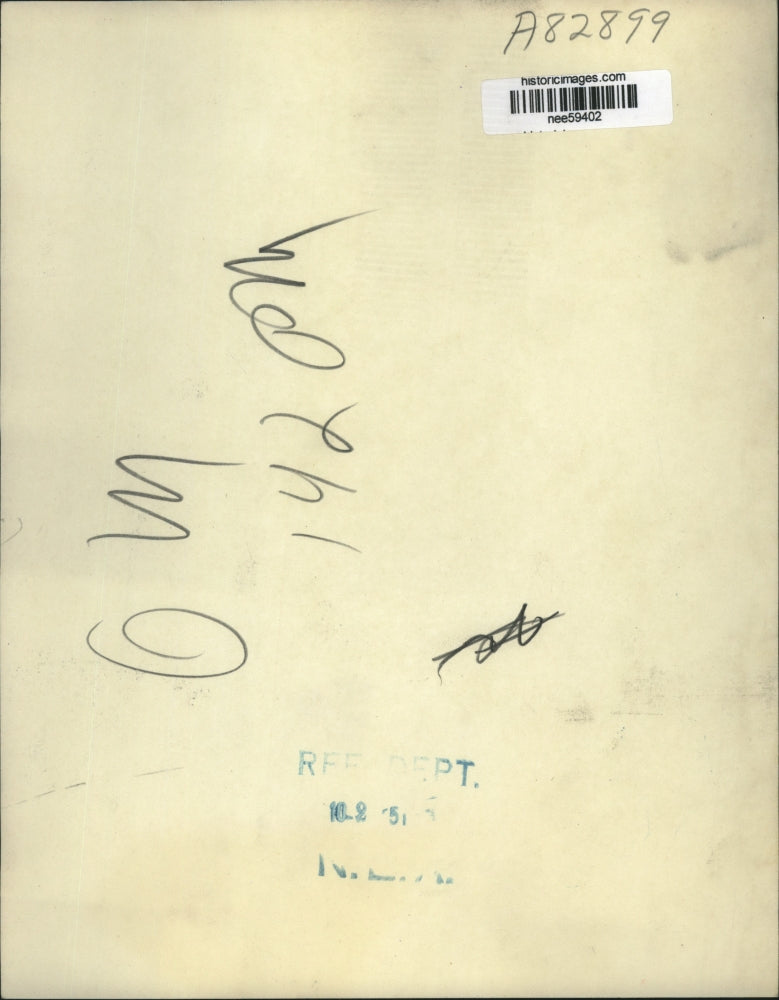 1951 Press Photo R.J. Elauner, President American Lithofold Corp. in Washington