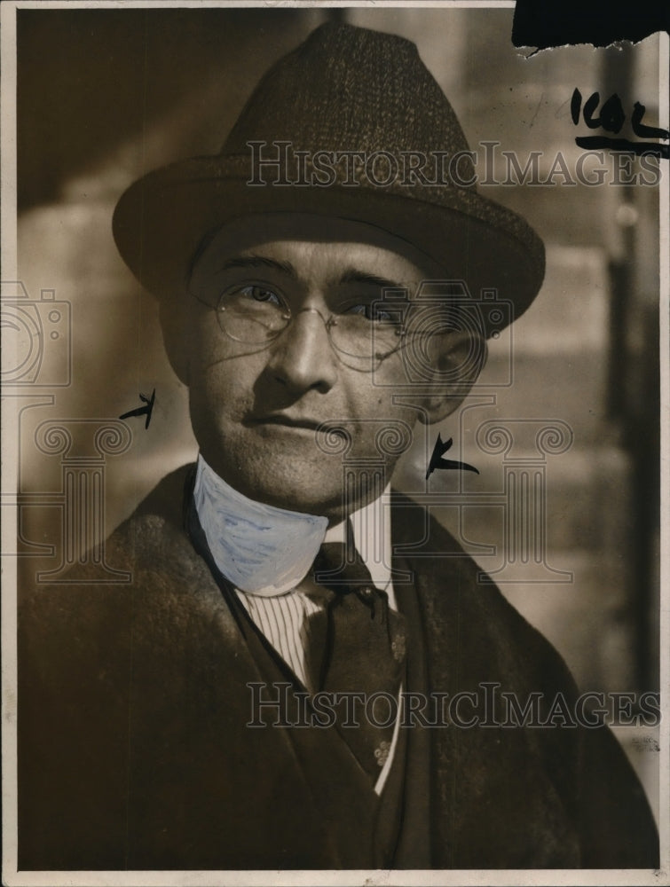 1926 Press Photo Dr. D.E. Hahn Korean Dentist - nee59676