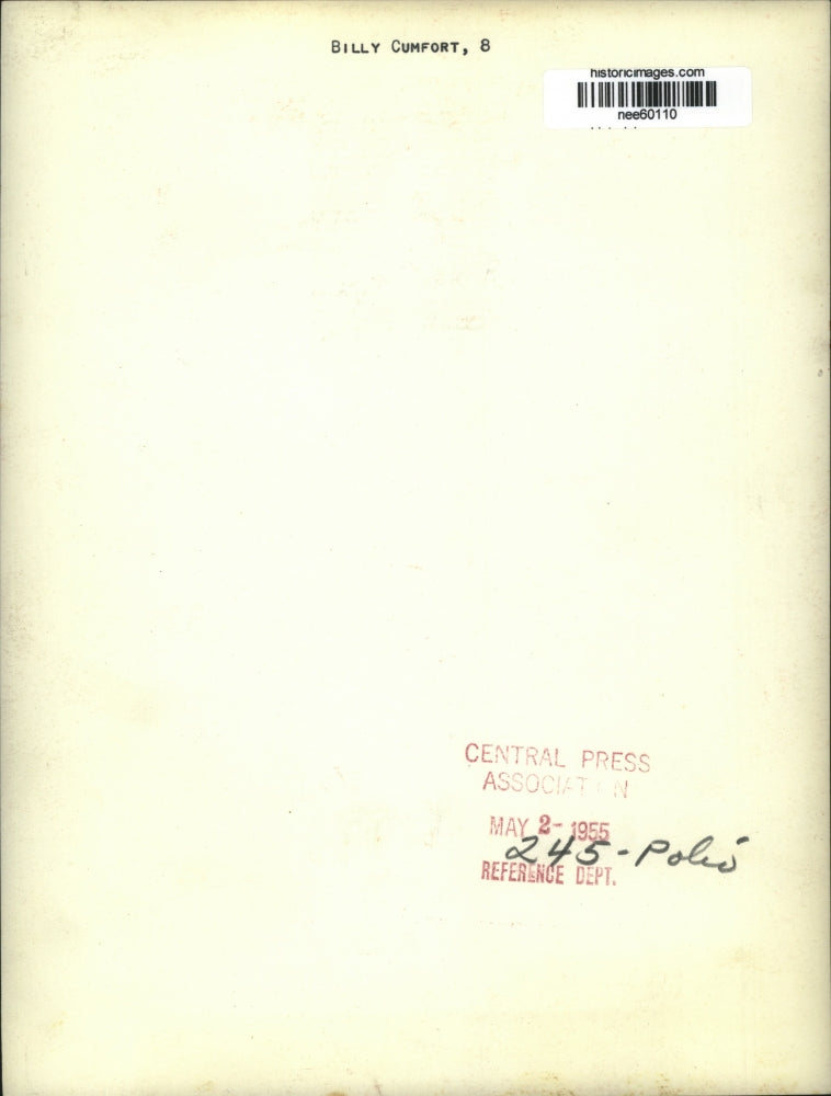 1955 Press Photo Boy Receives Vaccination Shot - nee60110