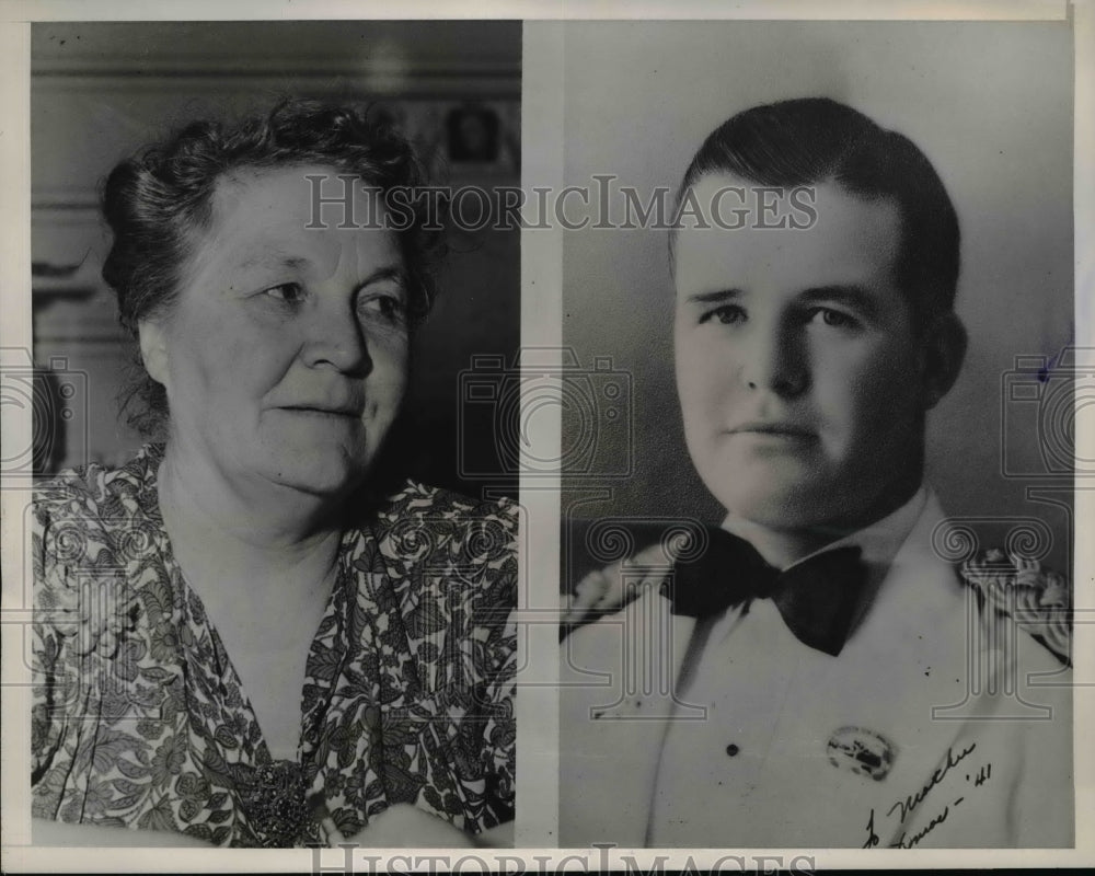 1945 Press Photo Mrs. Grace Thomas seeks change to paternity record for grandson