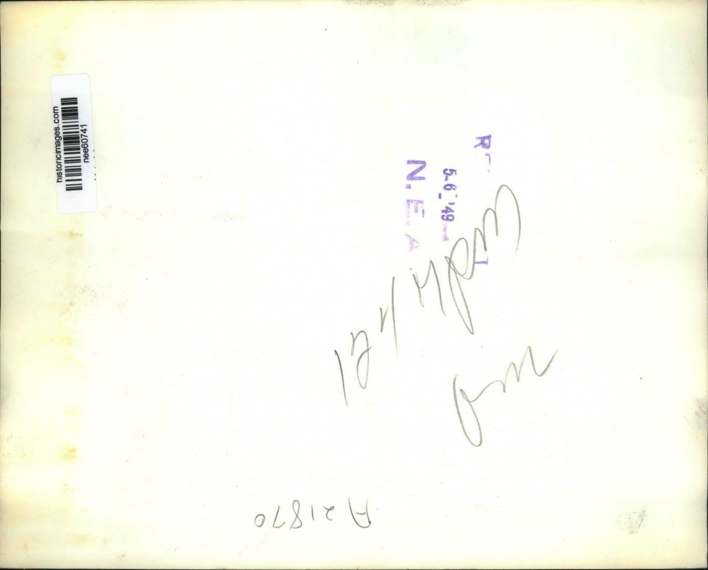 1949 Press Photo Police Lt. J.J. Lawson Leads Wittenburg Mountain Search Party