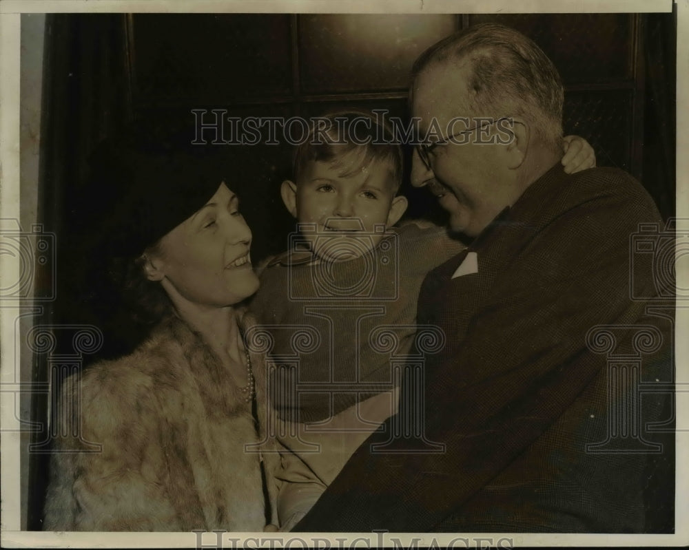 1939 Press Photo Mrs. Dorcas Dazey, Walter Dazley, Dr. George K. Dazey Murder