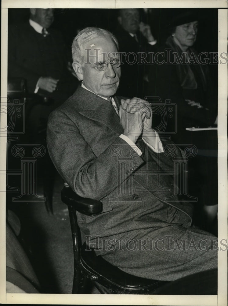 1935 Press Photo Charles D. Hilles attends the Republican National Committee