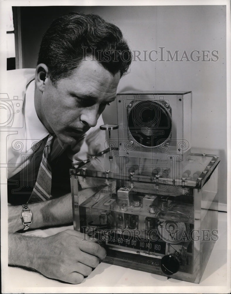 1948 Press Photo Electronics Sub-Division at Air Material Command Headquarters