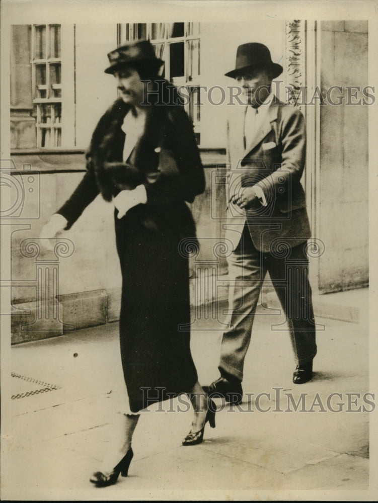 1934 Press Photo Mr and Mrs Franklin Hutton, parents of Barbara Hutton.