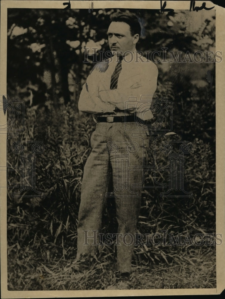 1927 Press Photo Alogero Greco, Murder Suspect Portrait - nee64557