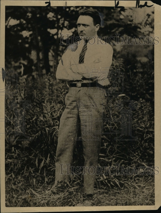 1927 Press Photo Alogero Greco, Murder Suspect Portrait - nee64557
