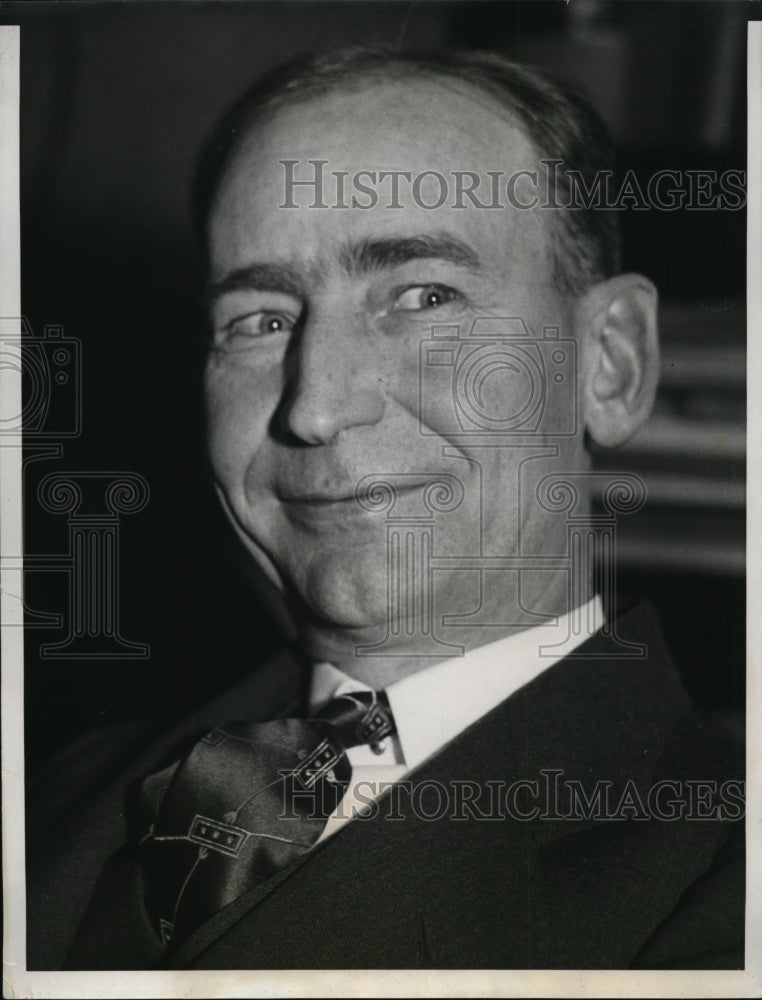 1933 Press Photo Alderman John S Clark member of Chicago City Council