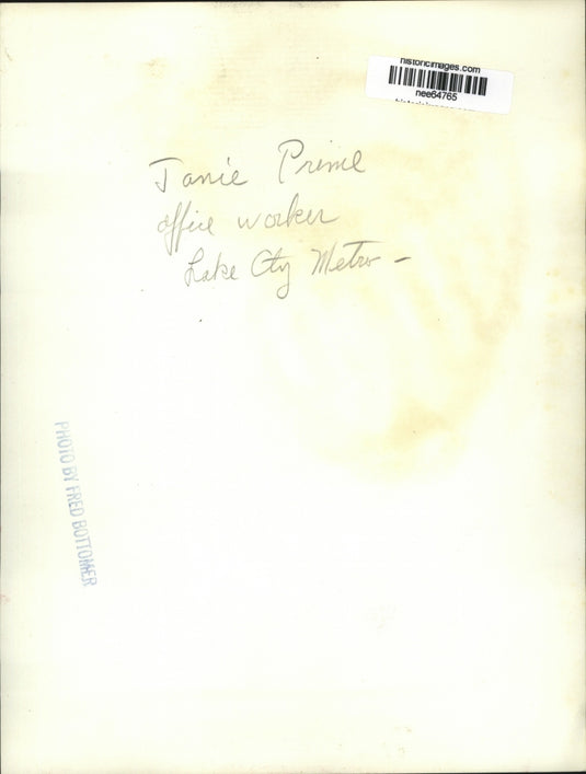 Press Photo Janie Prime Office Worker Lake City Metro