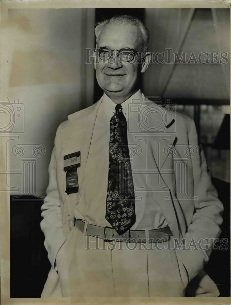1939 Press Photo Walter D Head President of Rotary