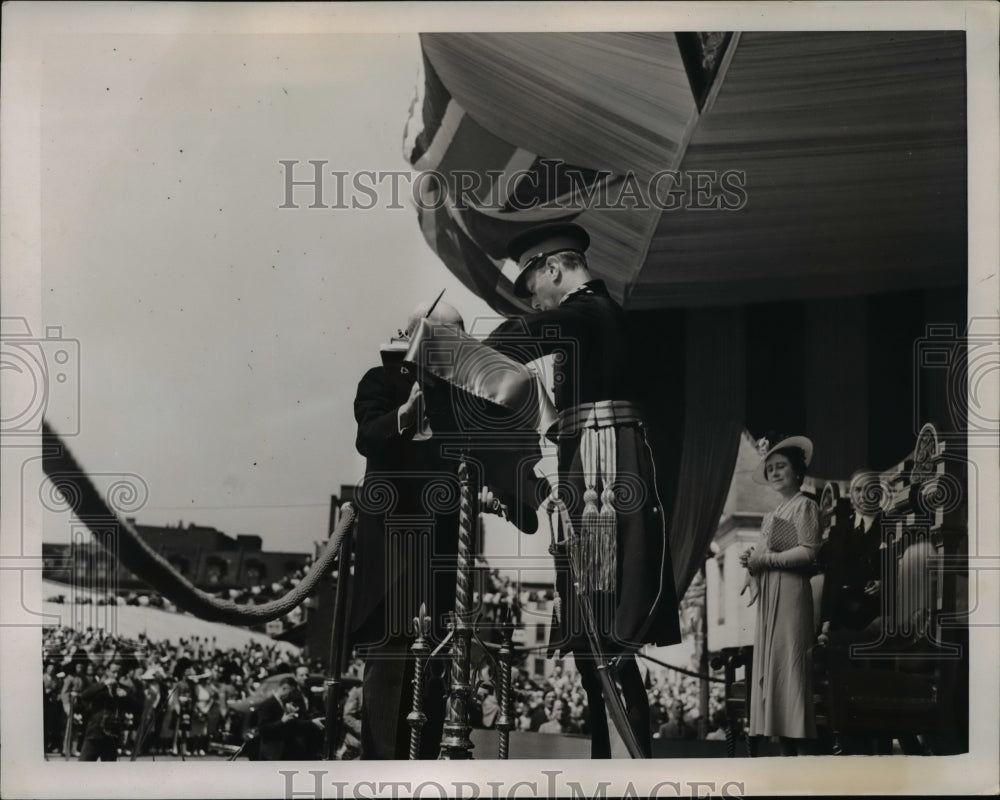 1939 Press Photo King George VI and Queen Elizabeth