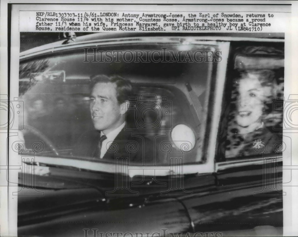 1961 Press Photo London Antony Armstrong Jones, Earl of Snowdon - nee67028