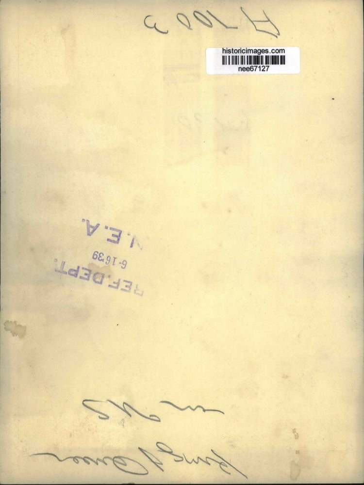 1939 Press Photo King George And Queen Elizabeth In United States - nee67127