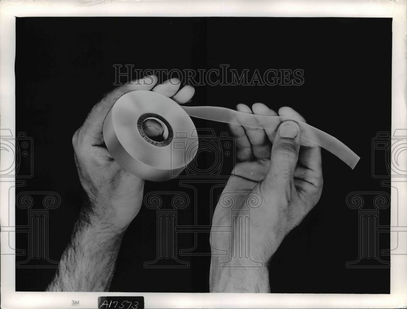 Load image into Gallery viewer, 1954 Press Photo Scotch Brand pressure-sensitive tape. - nee67517
