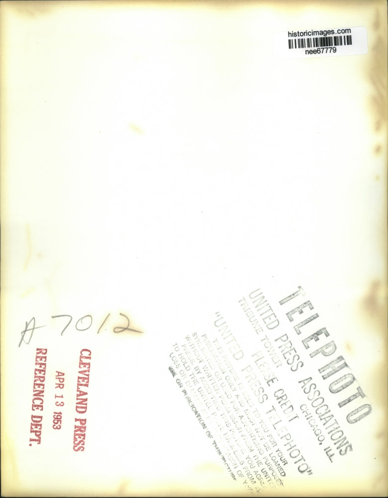 1953 Press Photo Nelson D. Rockefeller, Dr. Milton S. Eisenhower at White House