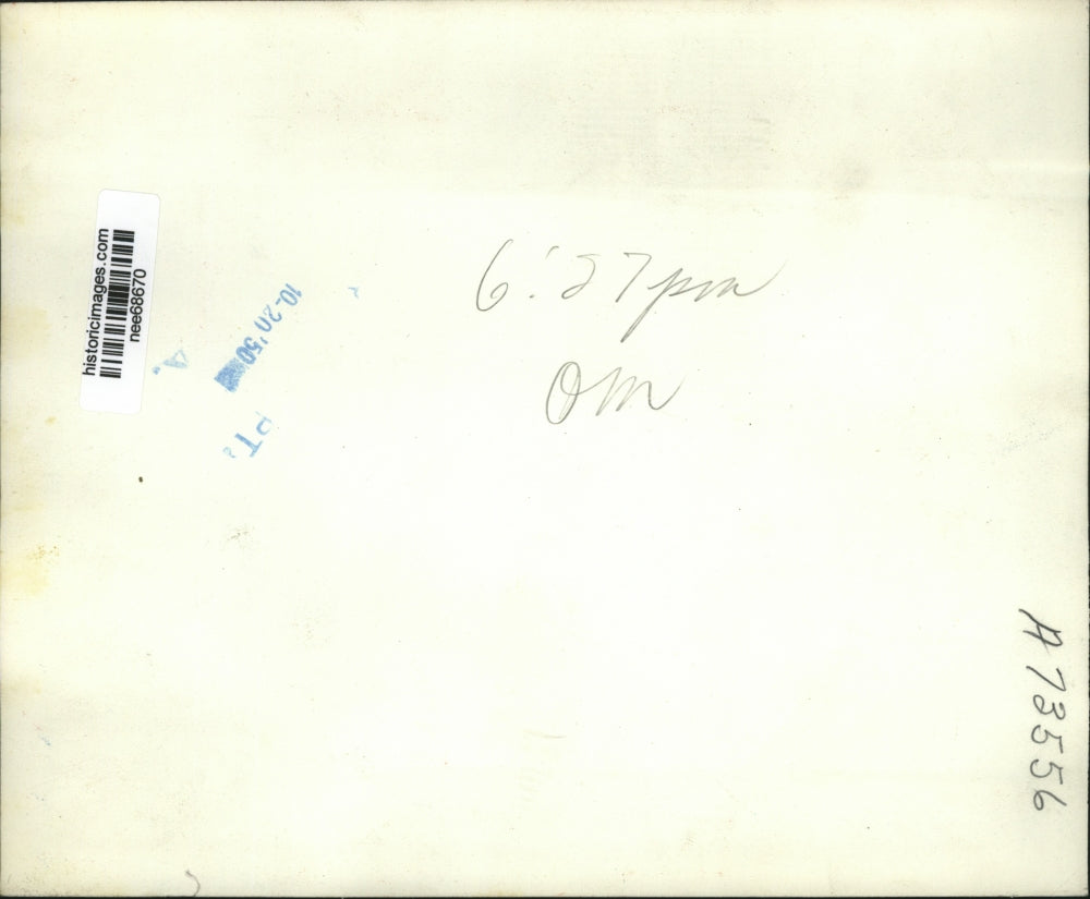 1950 Press Photo British Minister Hugh Gaitskell, John Snyder treasury Sec.