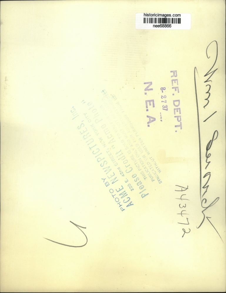 1937 Press Photo Congressman William Serovich glances out the window - nee68866