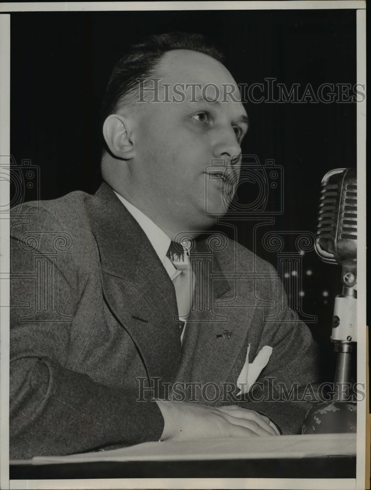 1947 Press Photo Sam Eubank, Vice Pres. of the American Newspaper Guild.