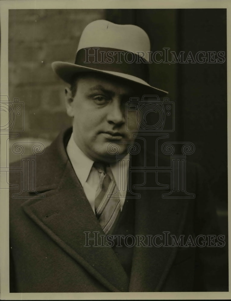 1934 Press Photo Elmer Chisholm - nee70158