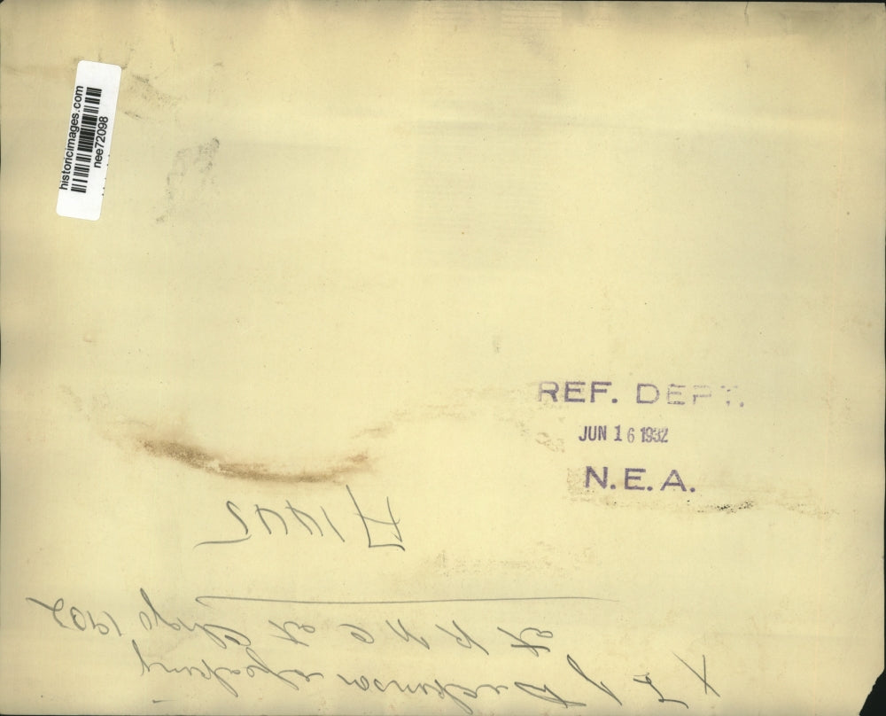 1932 Press Photo Lester J. Dickinson at Republican National Convention Chicago