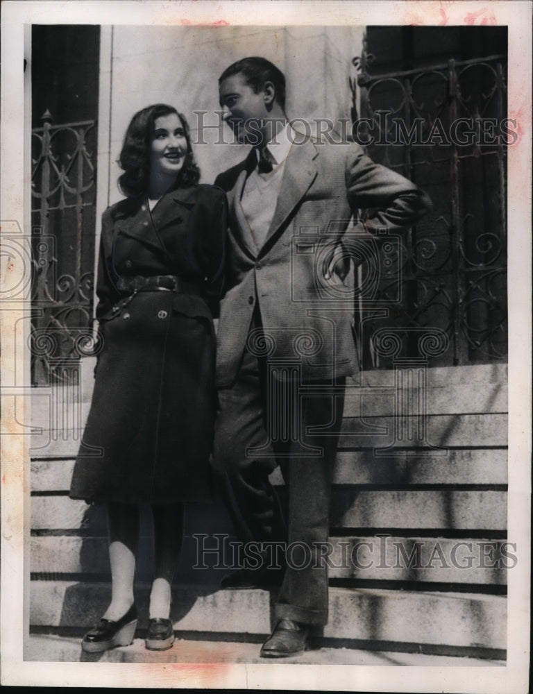 1948 Press Photo Carmentica Franco Daughter of Spain's Chief of State Generaliss