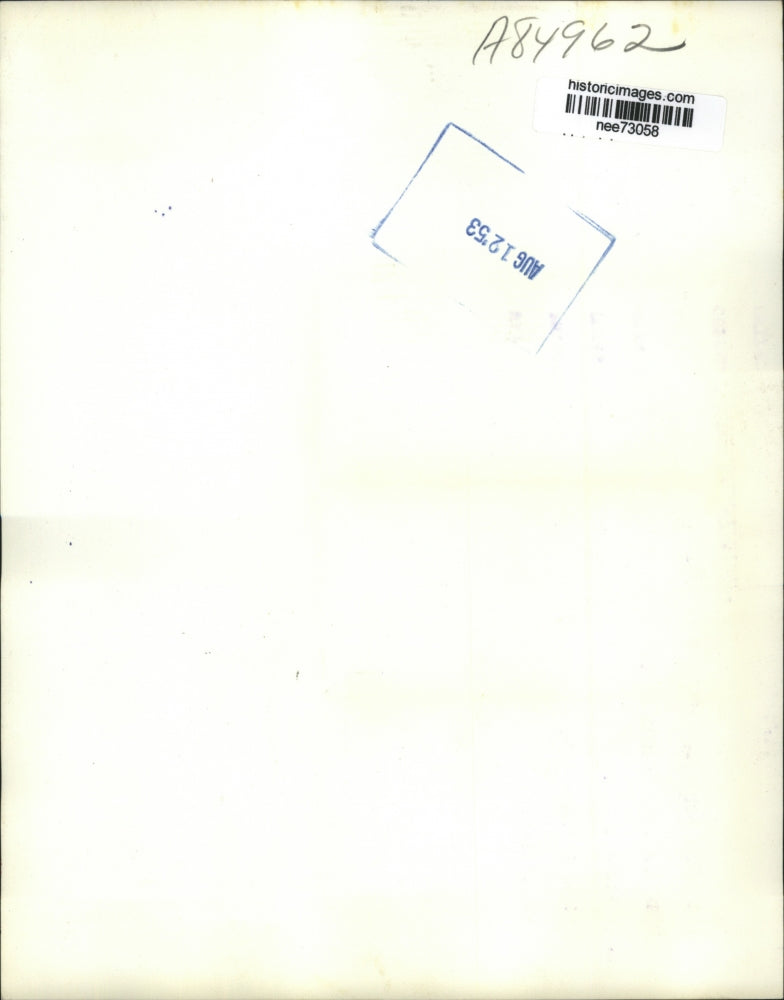 1953 Press Photo Chicago Karen Hoster and Michael Reid arrived in Chicago