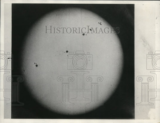 1932 Press Photo Sun Spots - nee73397