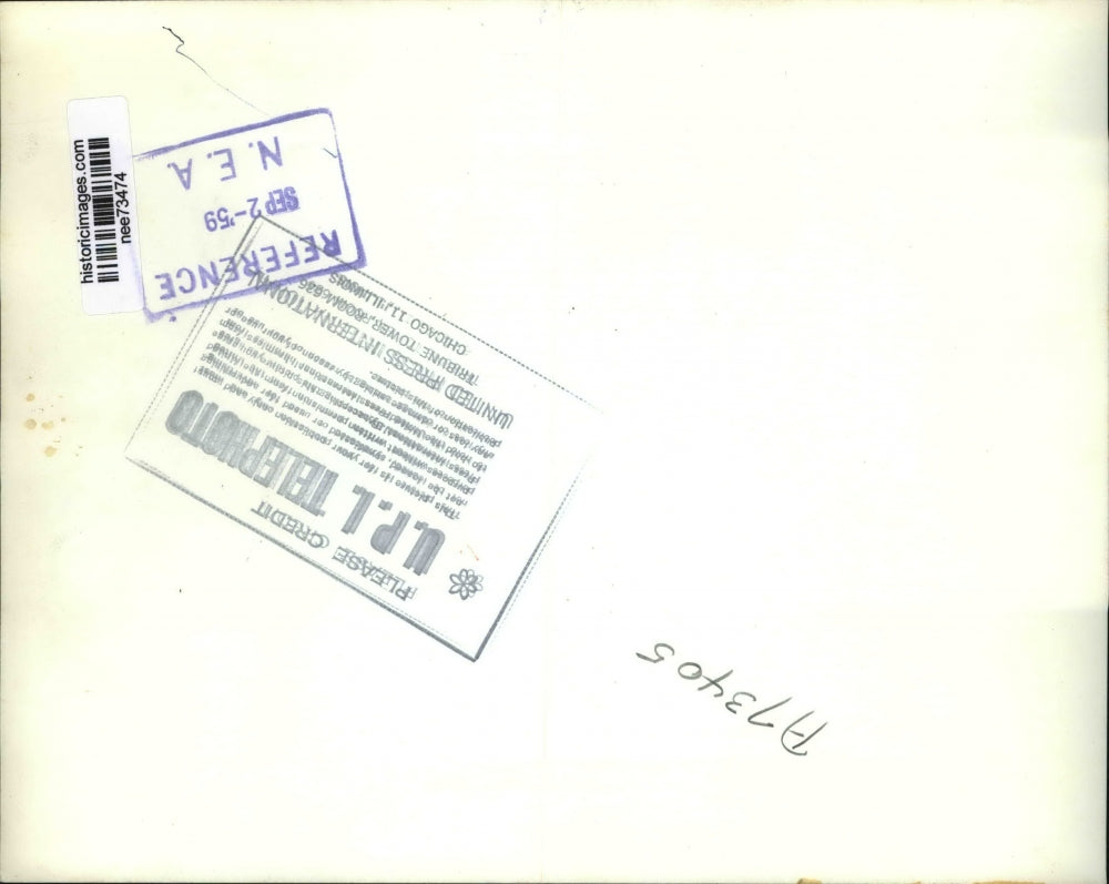 1959 Press Photo Gen. Lauris Norstad NATO Commander addresses American Legion