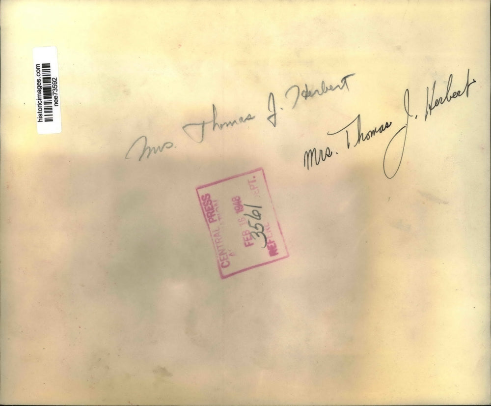 1948 Press Photo Mrs Thomas Herbert - nee73592