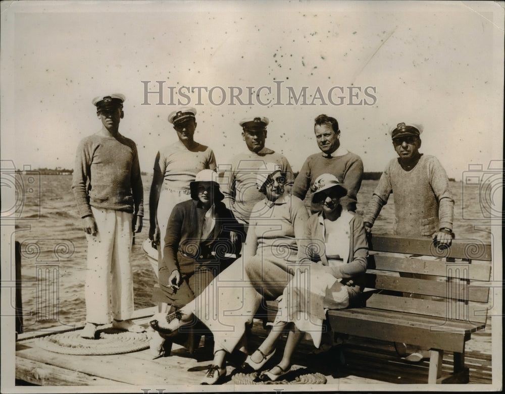 1933 Press Photo Joseph McKee, former N.Y. Mayors vacationing in Pall Beach Fla.