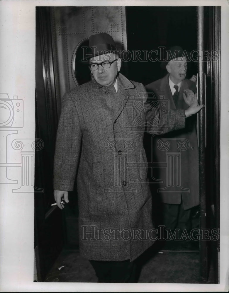 1955 Press Photo Dr Sam Sheppard's atty Fred Garnone & W Corrigan - nee74657