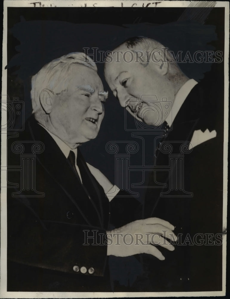 1940 Press Photo Vice President John Garner & Dem Committee Chairman Farley