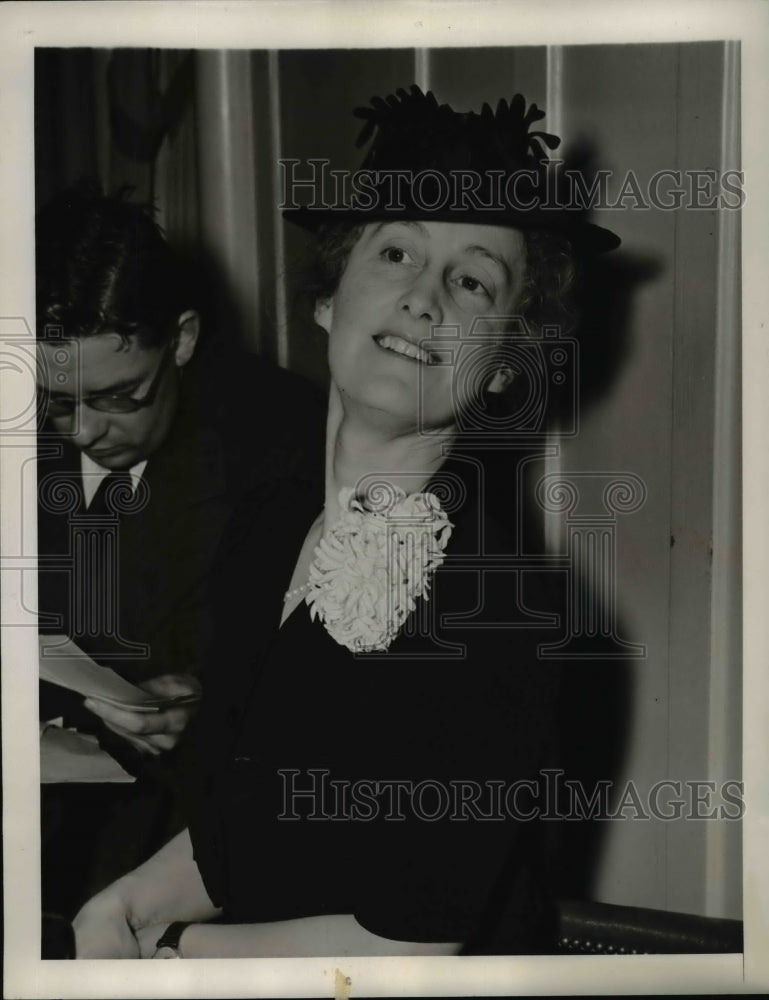 1940 Press Photo NYC Mrs Kermit Roosevelt daughter in law of the President