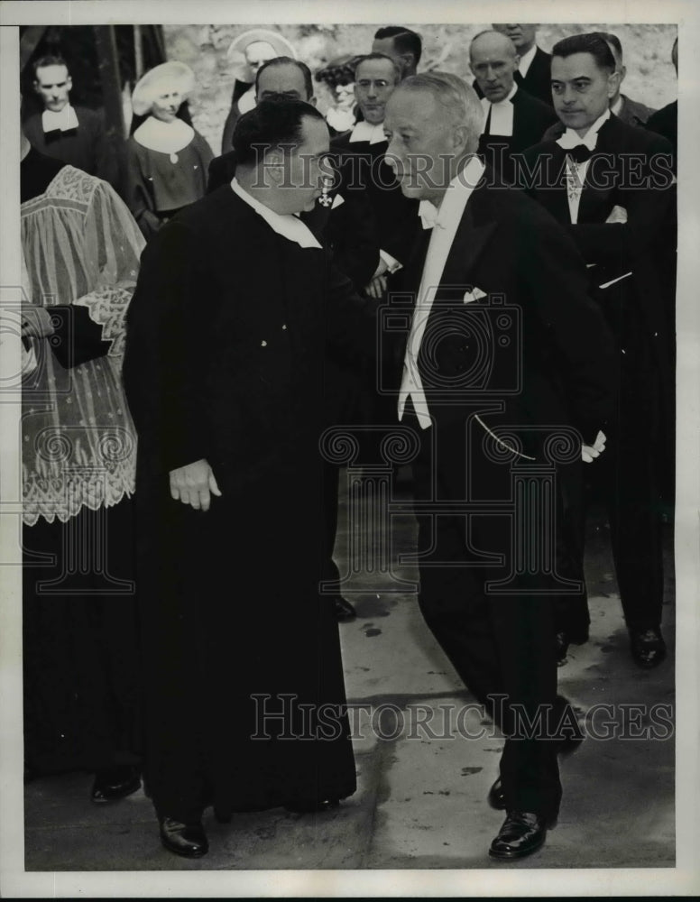 1938 Press Photo Former Former Governor Al Smith of New York & Brother Patrick