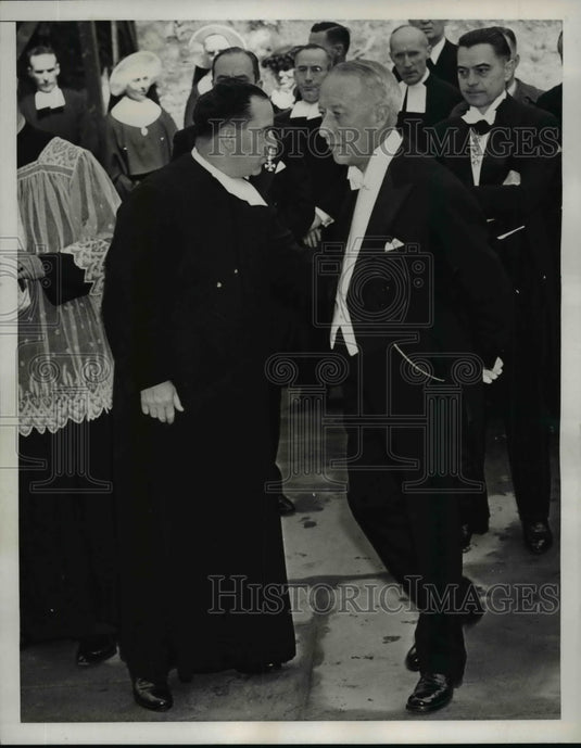 1938 Press Photo Former Former Governor Al Smith of New York & Brother Patrick