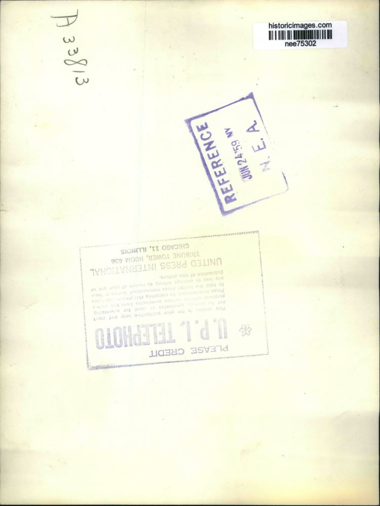 1959 Press Photo Chief of Staff General Thomas D White Showing Suit for X-15