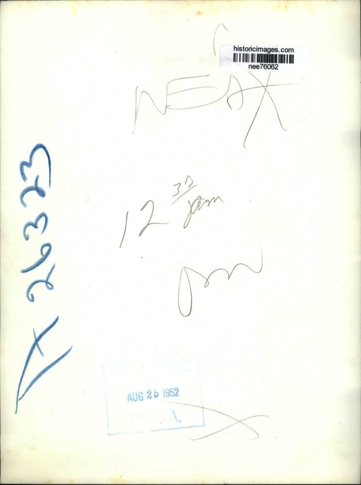 1952 Press Photo Secretary of State Sean Acheson at Mark Hopkins Hotel San Franc