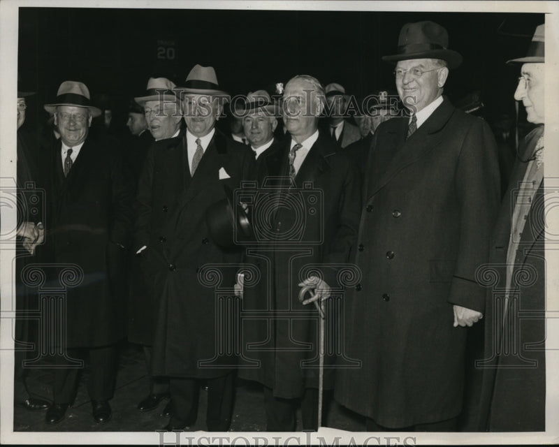 Load image into Gallery viewer, 1933 Press Photo Former Governor of New York Al Smith At Chicago Worlds Fair

