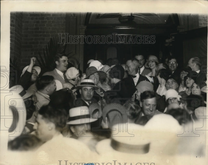 Load image into Gallery viewer, 1928 Press Photo Governor of NY Alfred E Smith Democratic Presidential Hopeful

