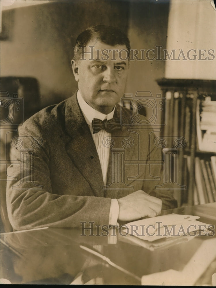 1921 Press Photo Dr William H Collier President of George Washington University