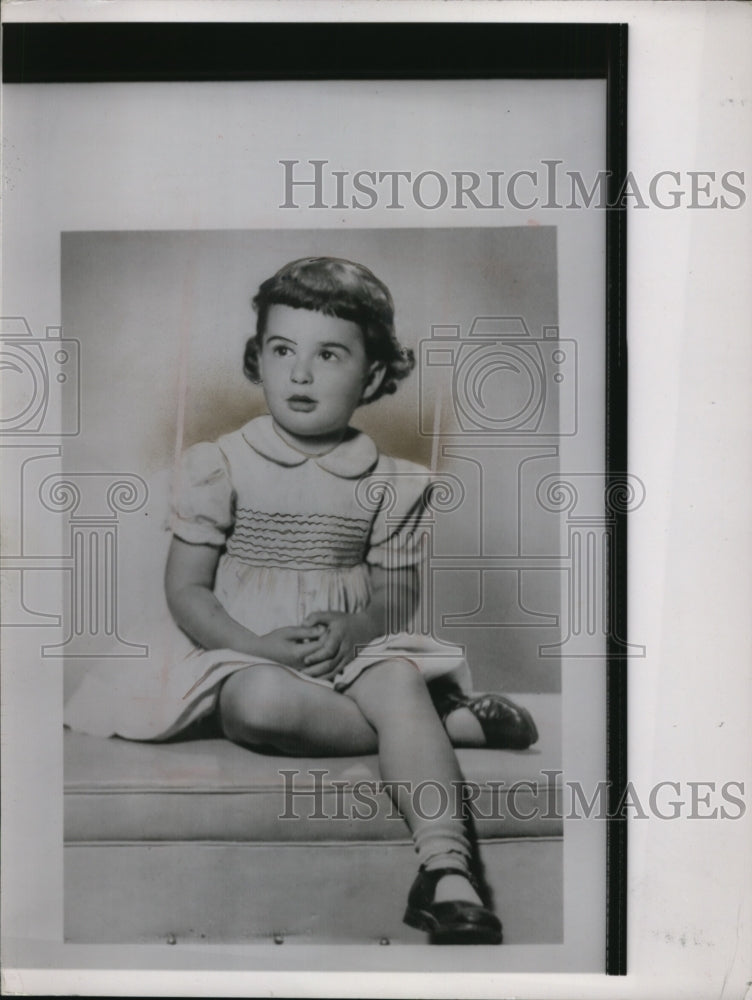 1952 Press Photo Barbara Nemeroffa of Montreal Canada, Kidnapped Victim,