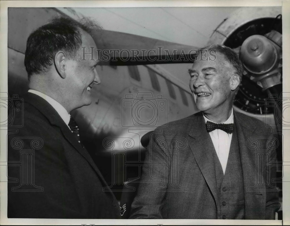 1959 Press Photo New Secretary of State Christian A Herter & Douglas Dilllon
